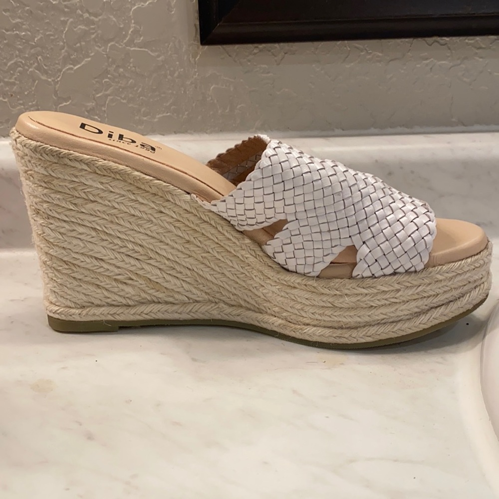Hammond Woven Slide Espadrille Wedge